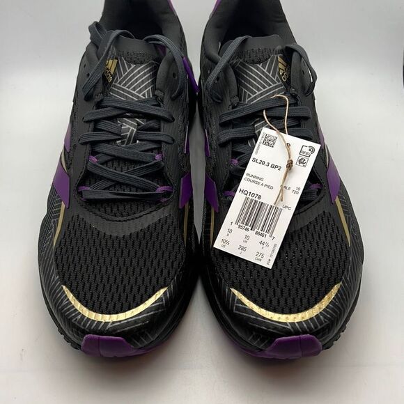Adidas Black Panther SL20.3 BP2 Running Shoes Wakanda HQ1078 Marvel Men 10.5-NWT - Picture 3 of 10